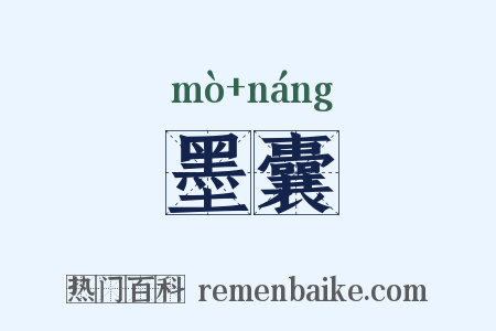 墨囊是什么意思的图片